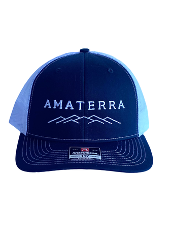 AMA hat, navy/white